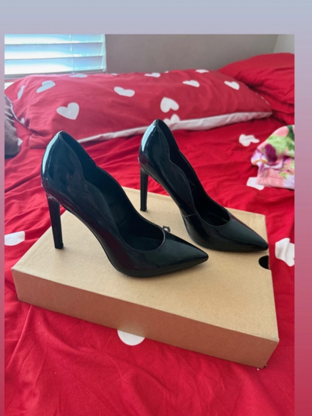 Classic Black Patent Stiletto Pumps - Women's Elegant Pointed Heels